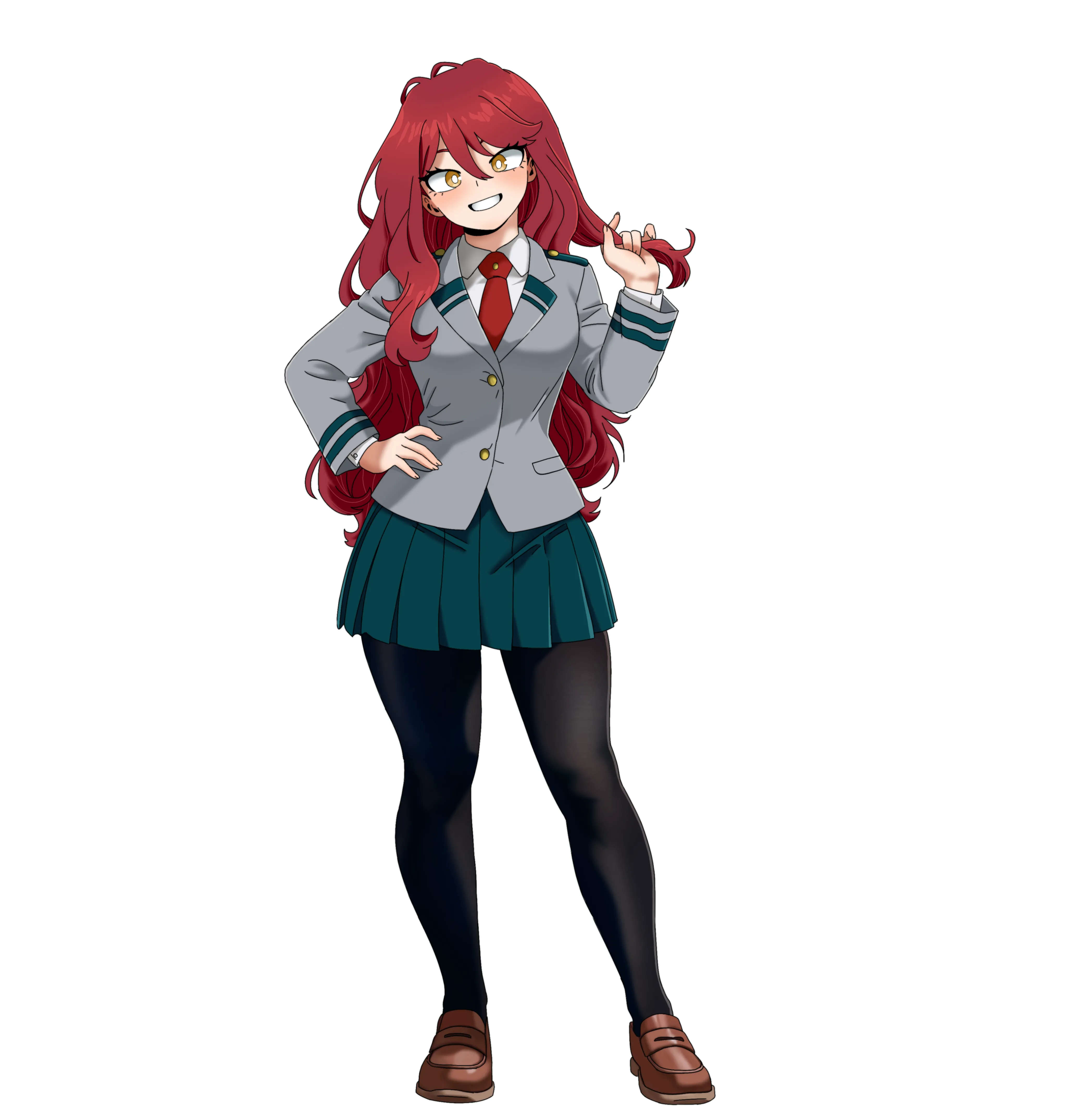 Client character — School Uniform look